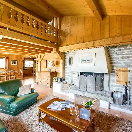 Chalet De Standing Avec Vue Sur Le Mont Blanc